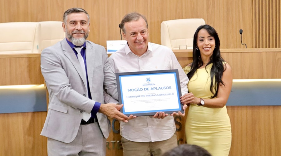 Delegado da reserva Henrique Meneguelo é homenageado pela Câmara de Rondonópolis