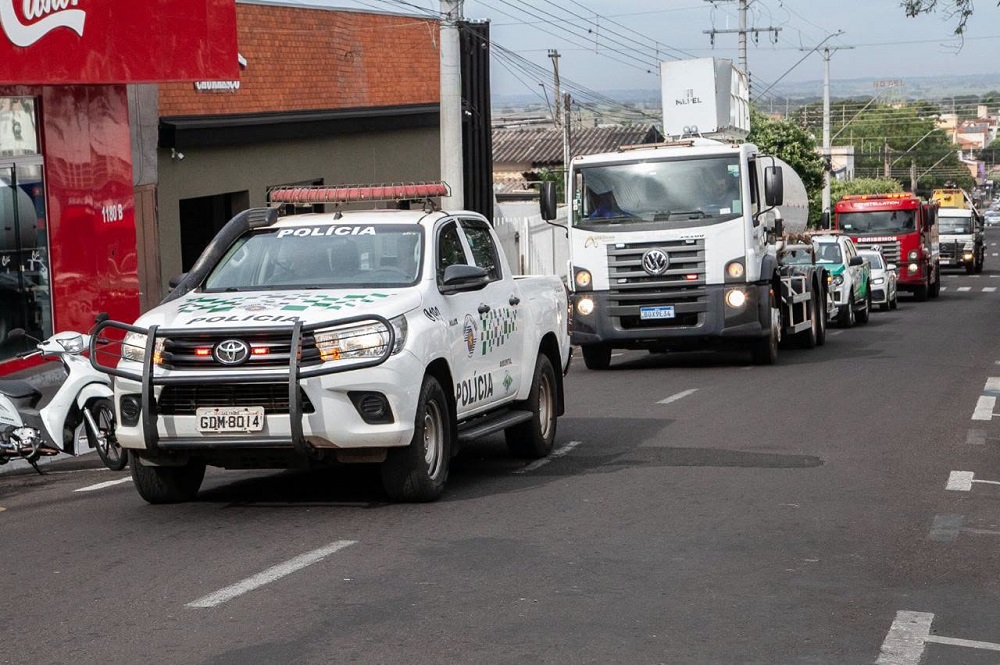 Carreata reforça alerta contra queimadas em Andradina